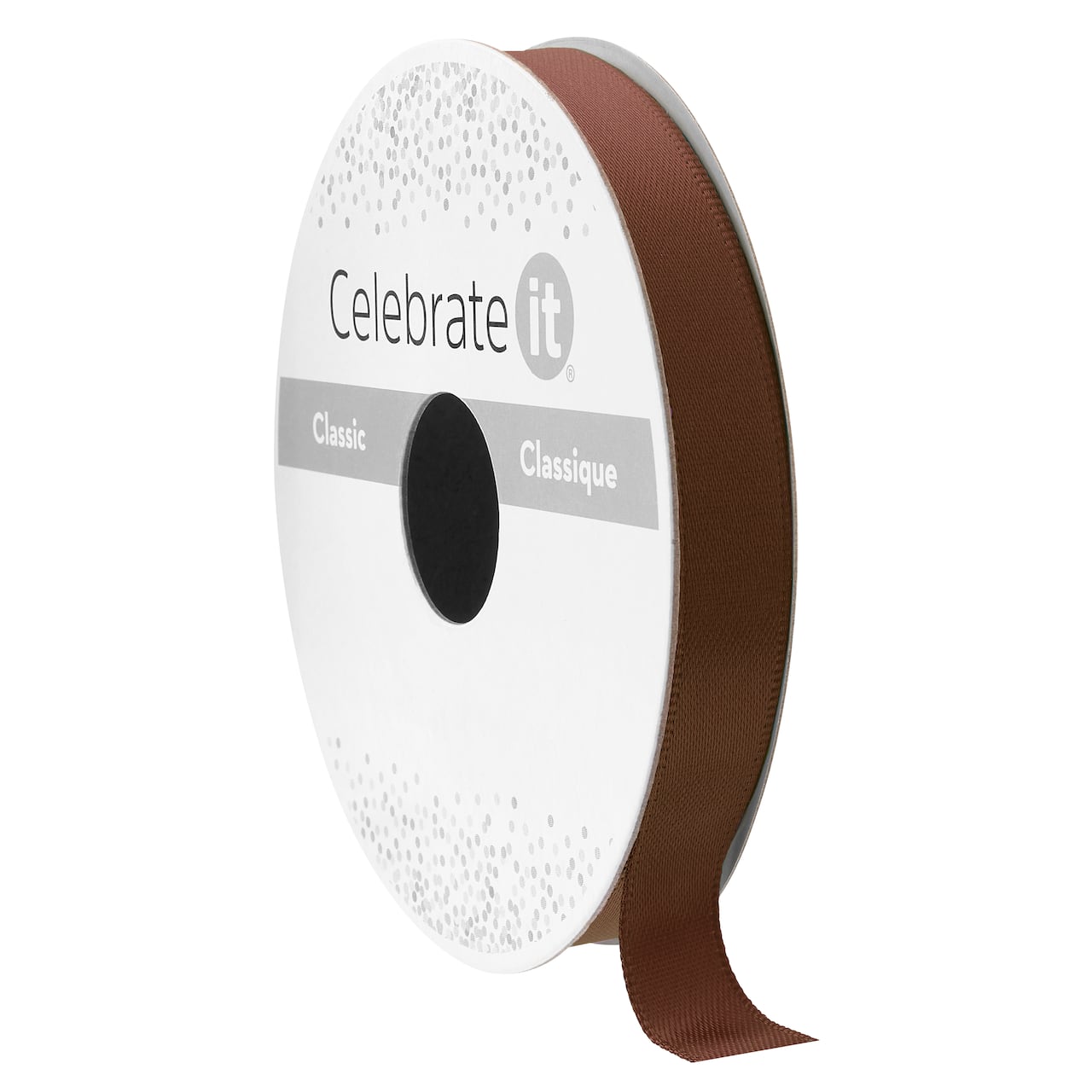 3/8" x 15yd. Coffee Brown Ribbon by Celebrate It® Classic